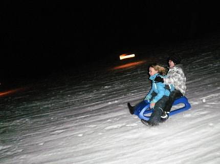 Riding the sledge by night
