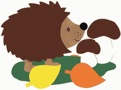 Craft Ideas Autumn on Autumn Hedgehog Gif