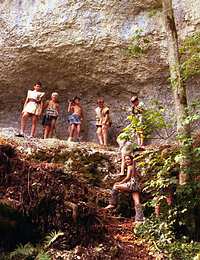 Stone Age Camp is pure nature – survival training till you drop!
