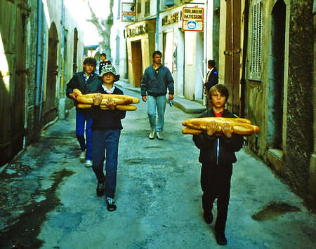 Cooking team and shopping