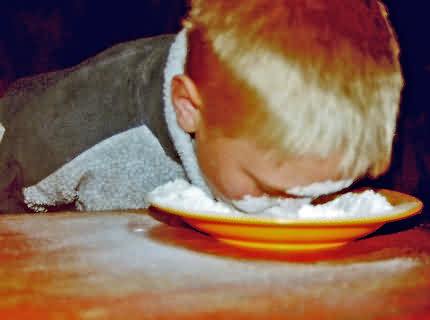 pick Haribos out from a meal bowl