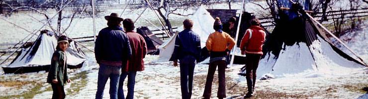 Camping in the Snow