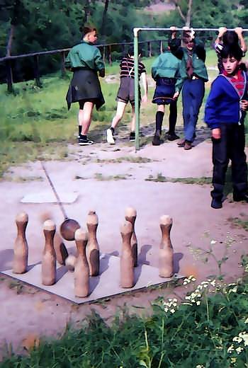 Gallows cones - Russian Cones or "Swing bowling"