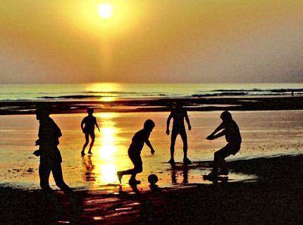 beach football