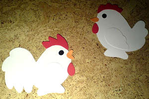 Rooster and Hen