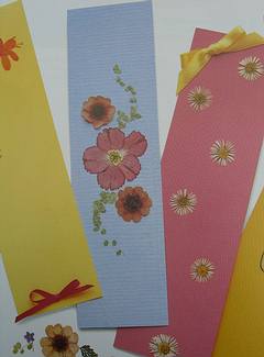 Flowery bookmark