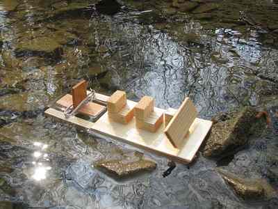 Rubber Band Boat