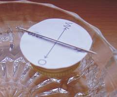 Self-made compass