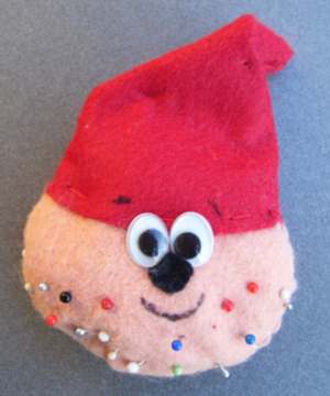 Pin cushion gnome