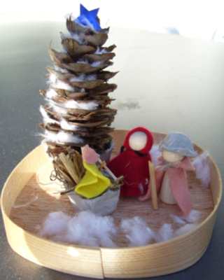 Miniature Christmas – crib