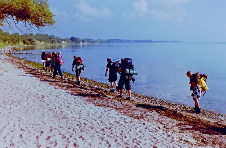 Hiking along the Baltic Sea