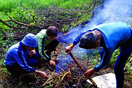 Making fire