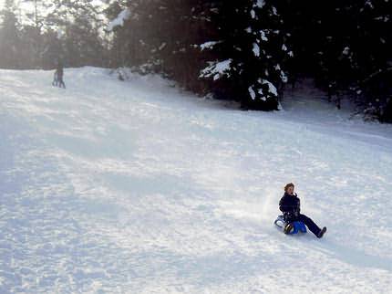 sledding